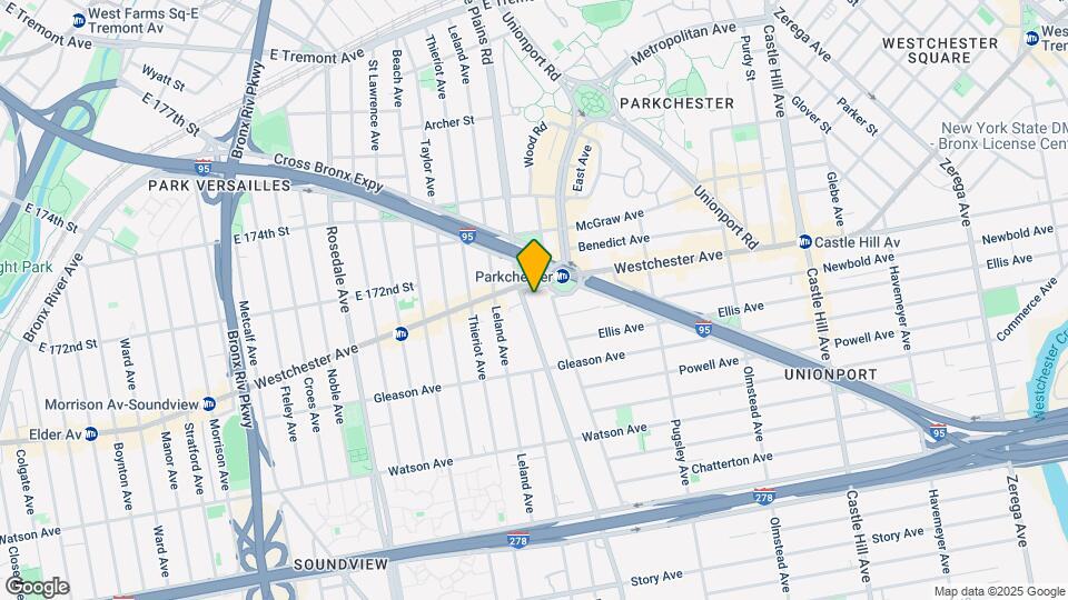 1270 White Plains Rd Map and Location Details
