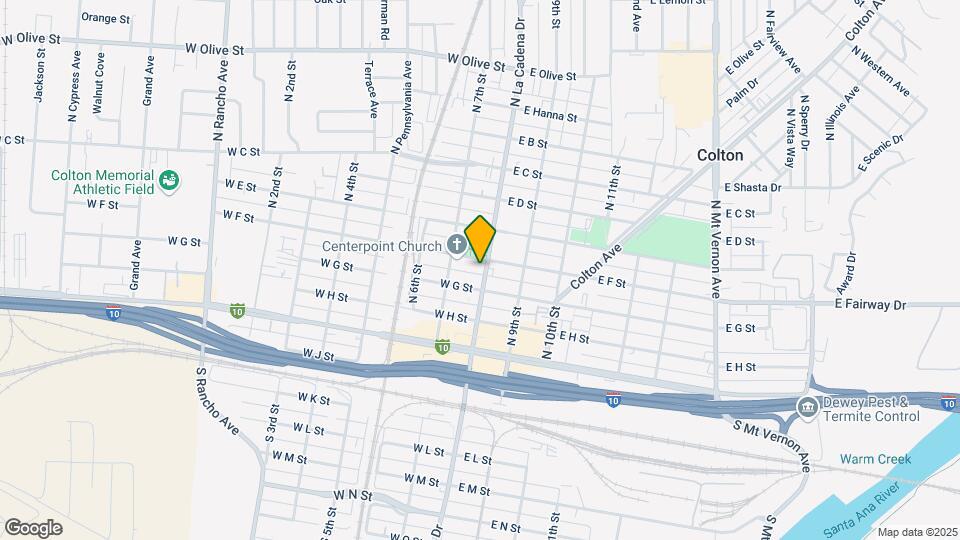 459 N La Cadena Dr Map and Location Details