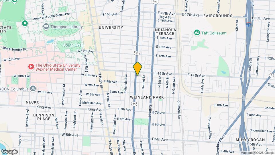 1516-1518 Summit St Map and Location Details