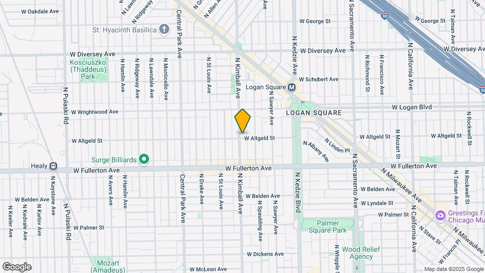 2501 N Kimball Ave Map and Location Details