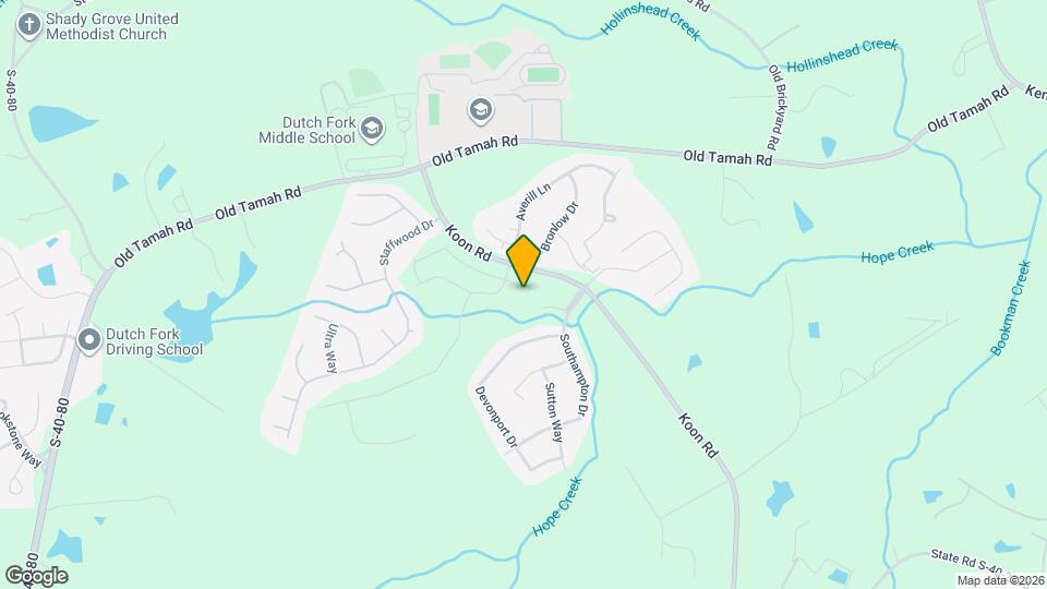 588 Glenmanor Dr Map and Location Details
