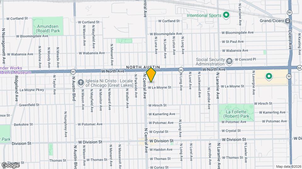 1508 N Luna Ave, Unit 2 Mapa y Detalles de la Ubicación