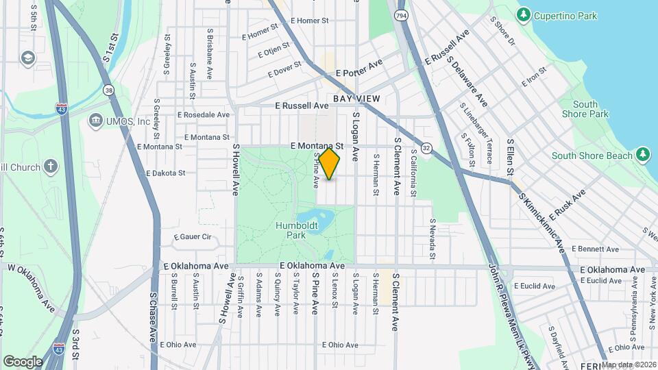2919 S Lenox St Map and Location Details