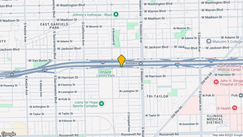 2533 W Congress Pkwy Map and Location Details