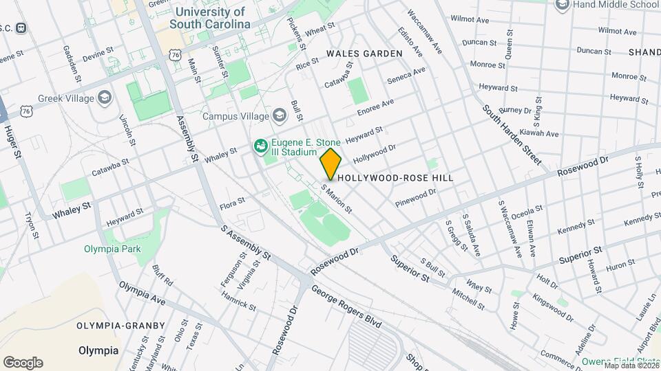 156 S Marion St Map and Location Details