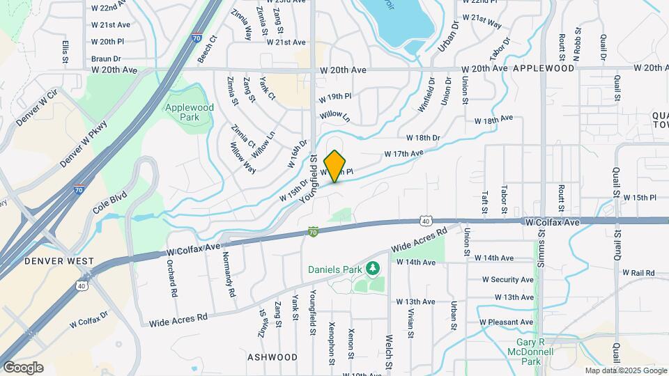 12675 W 15th Pl Map and Location Details