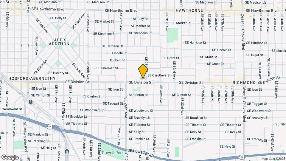 2835-2853 SE Division St Map and Location Details