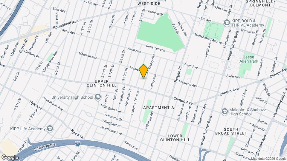 95 Treacy Ave Map and Location Details