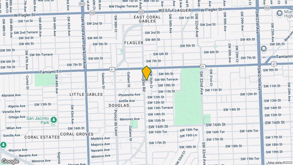 3692 SW 9th Terrace-Unit -0 Map and Location Details