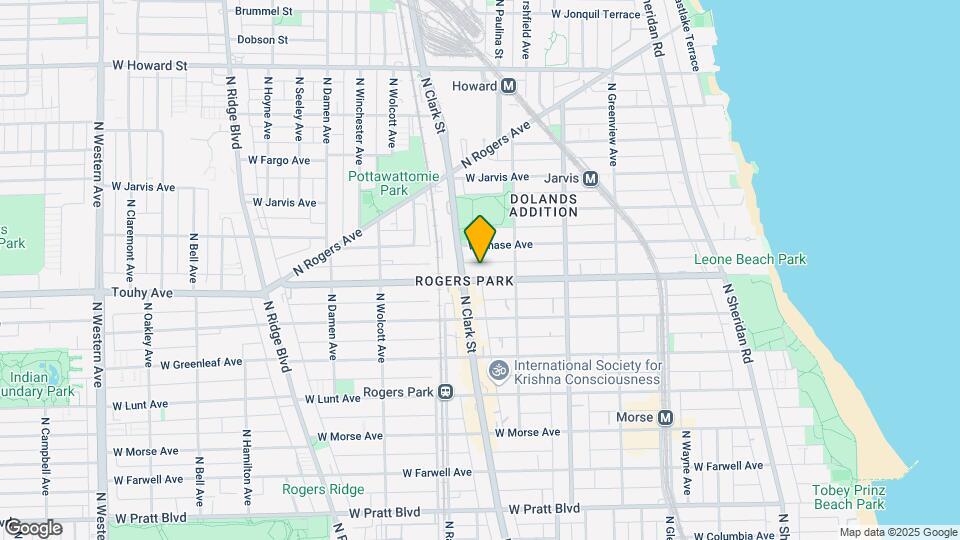 1740 W Touhy Ave, Unit 1N Map and Location Details