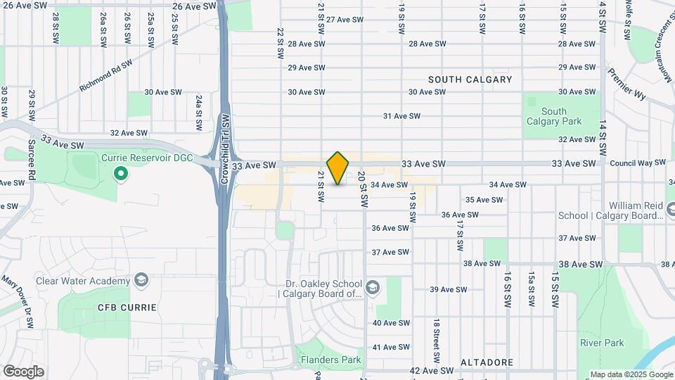 2125 34 Av SW Map and Location Details