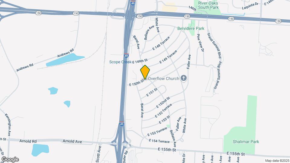 6007 E 150th St Map and Location Details