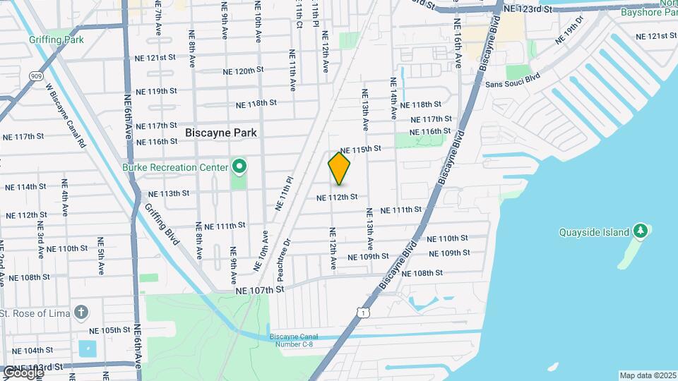 1207-1213 NE 112th St Map and Location Details