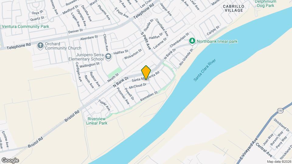 9085 McCloud Dr Map and Location Details