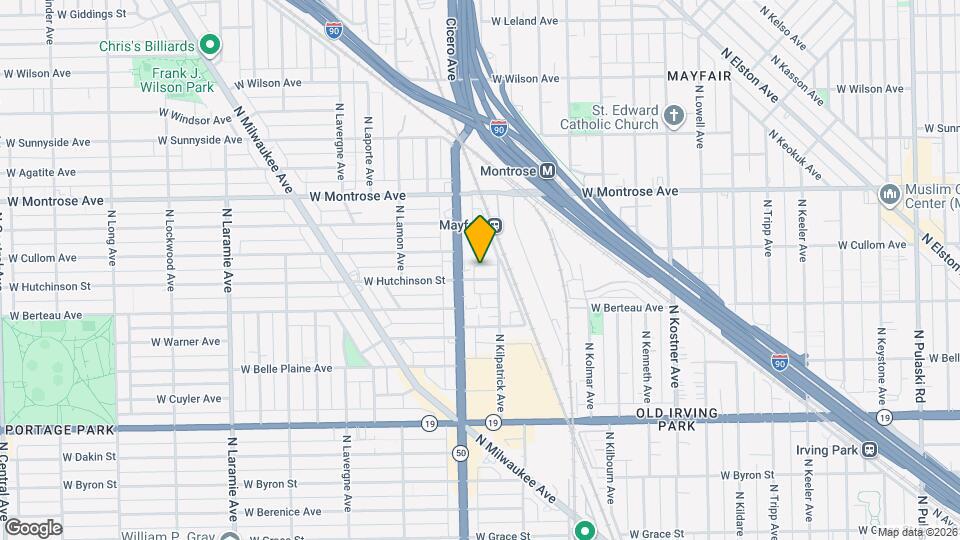 4716 W Hutchinson St Map and Location Details