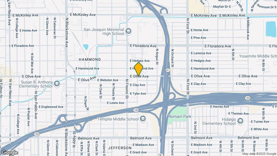 2620 E Olive Ave Mapa y Detalles de la Ubicación