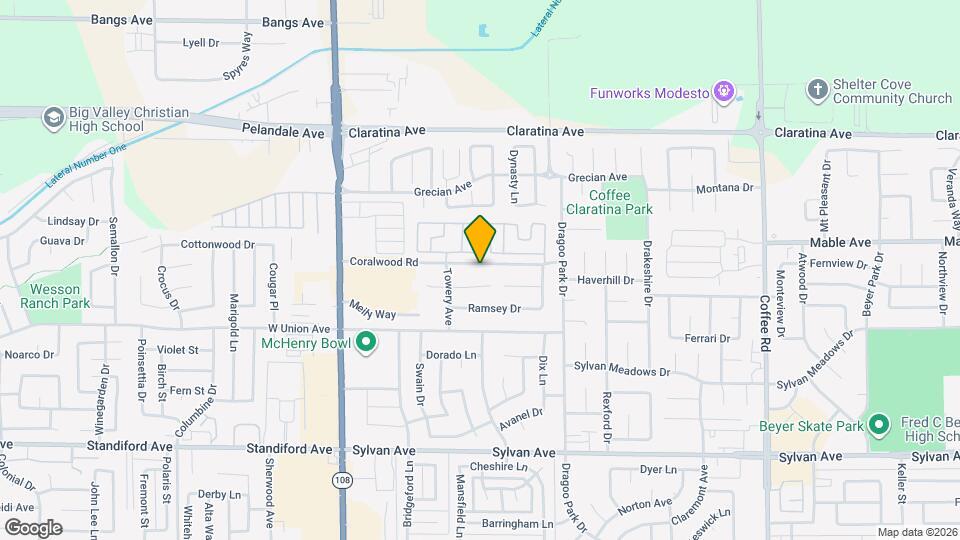 500 Coralwood Rd Map and Location Details