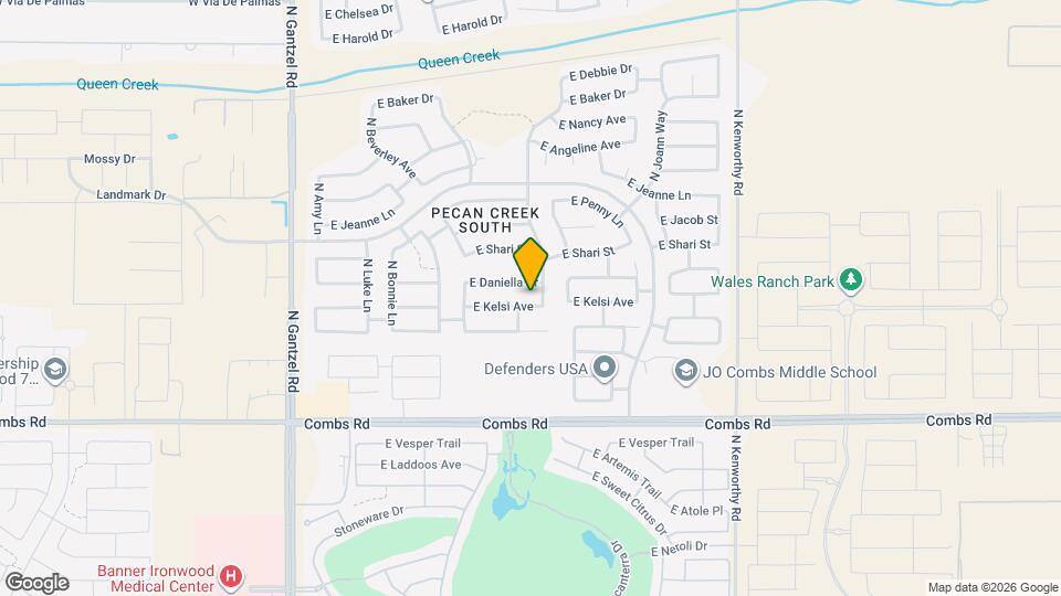 1098 E Kelsi Ave, Unit 1 Map and Location Details