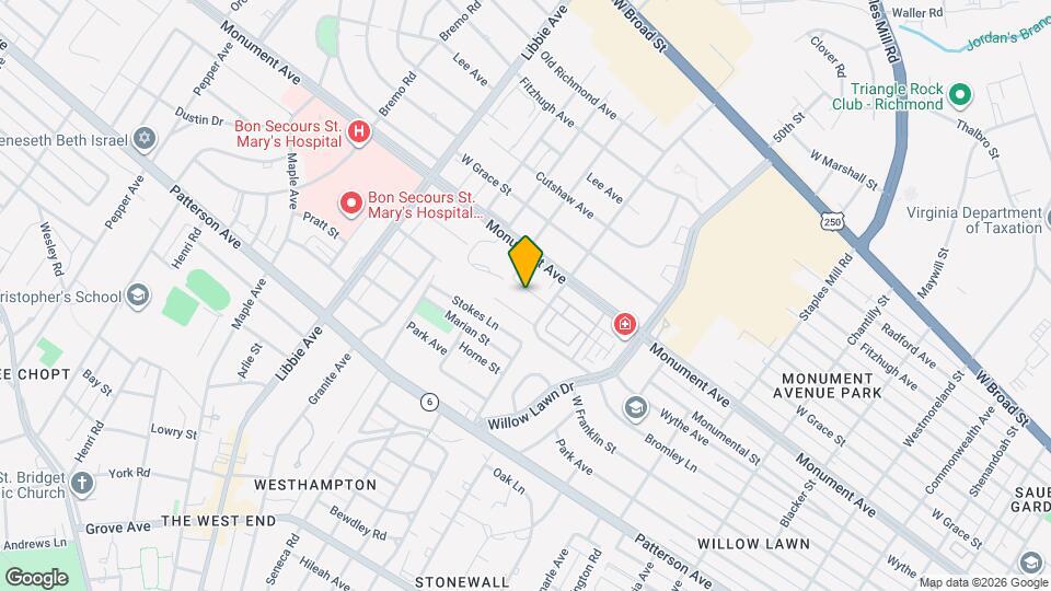 5307 W Franklin St Map and Location Details