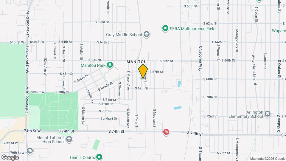 6722 S Monroe St, Unit B Map and Location Details