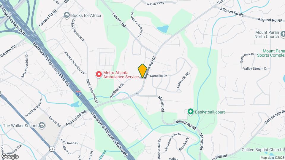 994 Overbrook Cir, Unit 1 Map and Location Details