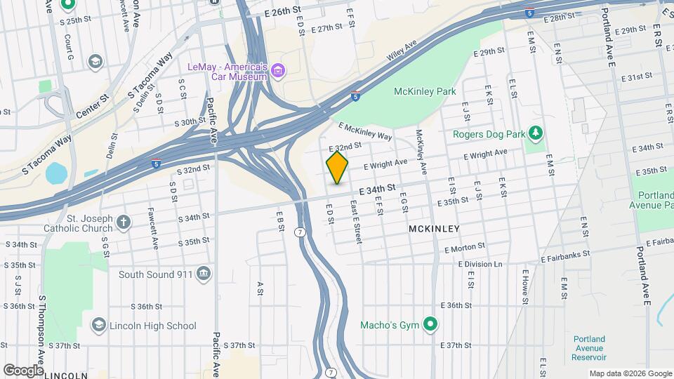 409 E 34th St Mapa y Detalles de la Ubicación