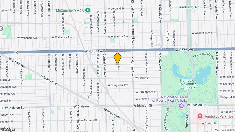3501 W Le Moyne St Map and Location Details