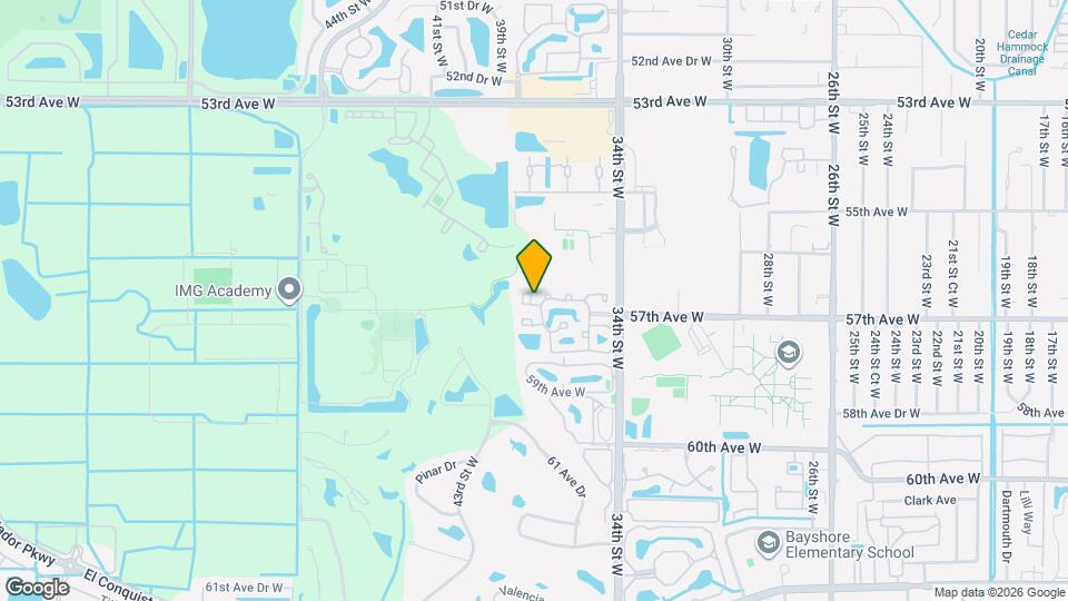 3613 57th Ave Dr W Map and Location Details