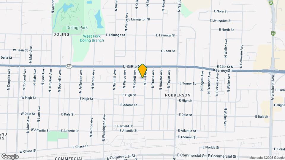 929 E Turner St Map and Location Details