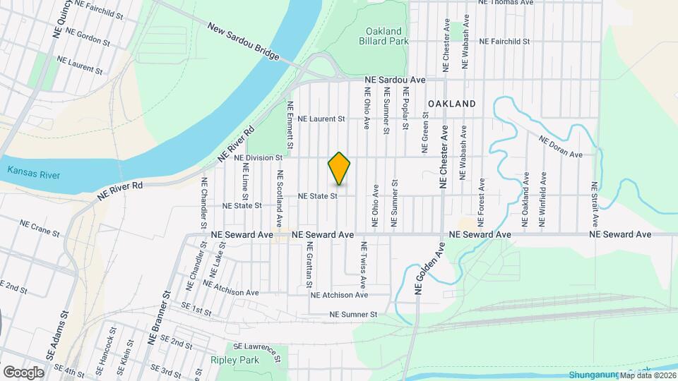 502 NE Freeman Ave Map and Location Details