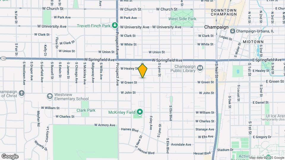 702 W Green St, Unit 3 Mapa y Detalles de la Ubicación