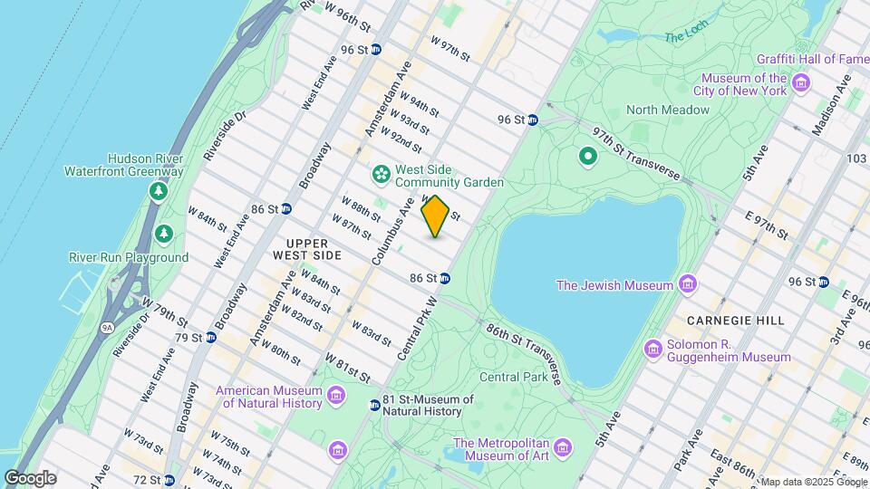 27 W 88th St Map and Location Details