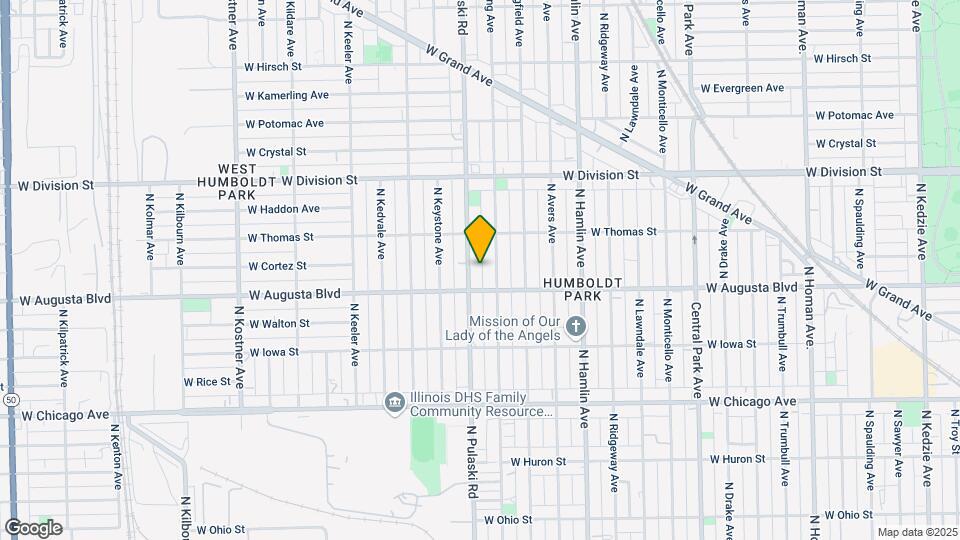 1015-1023 N Pulaski Rd Mapa y Detalles de la Ubicación