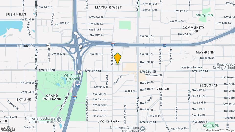 3719 N Hartford St Map and Location Details