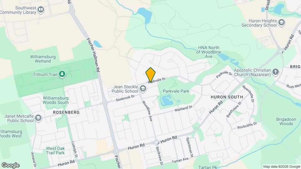 357 Parkvale Dr Map and Location Details