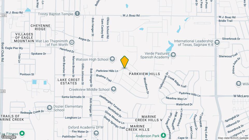 5533 Parkview Hills Ln Map and Location Details