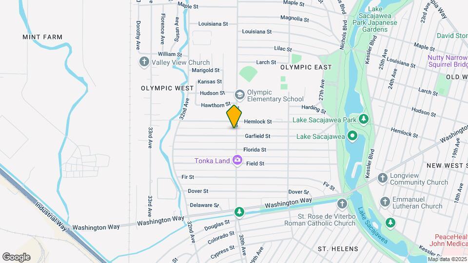 3002 Garfield St Map and Location Details