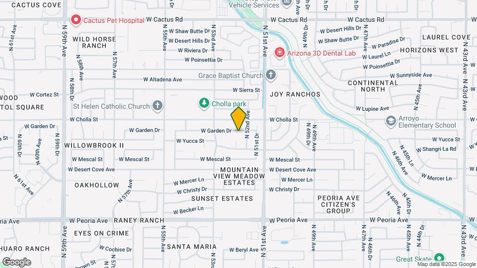 5215 W Garden Dr Map and Location Details