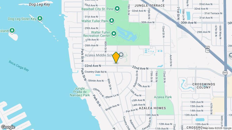 7909 22nd Ave N Mapa y Detalles de la Ubicación