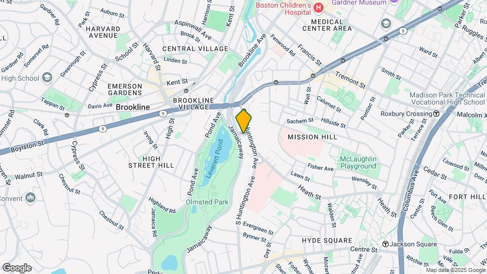 82 S Huntington Ave Map and Location Details