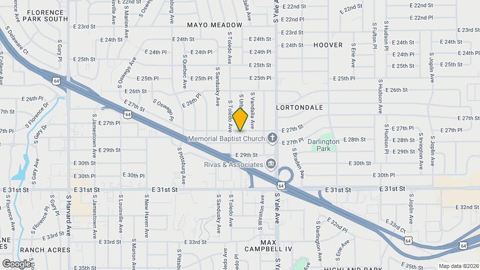 4518 E 27th St Map and Location Details