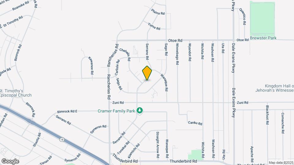 15833 Serrano Rd Mapa y Detalles de la Ubicación