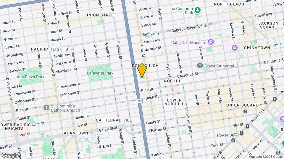 1650 California St Mapa y Detalles de la Ubicación
