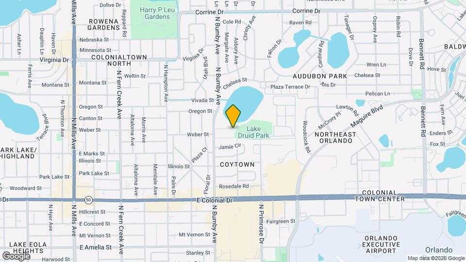 2518 Weber St Map and Location Details