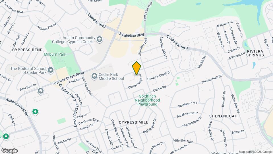 2208 Portwood Bend Cove Map and Location Details