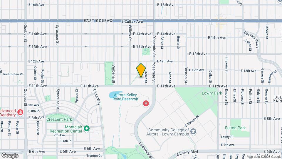 1122-1128 Xanthia St Map and Location Details