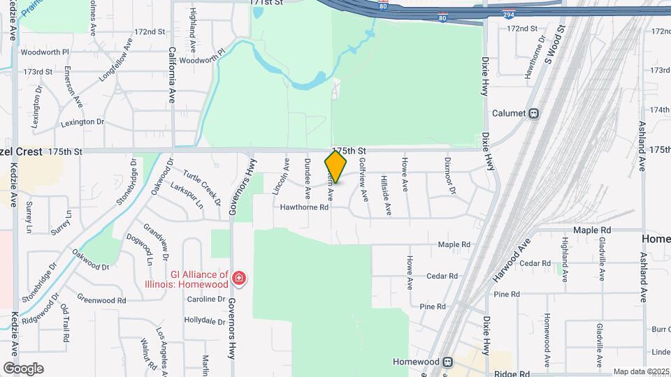 17563 Western Ave Map and Location Details