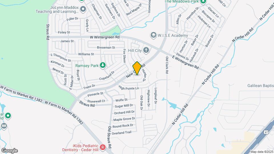 1205 Shakleford Cir Map and Location Details