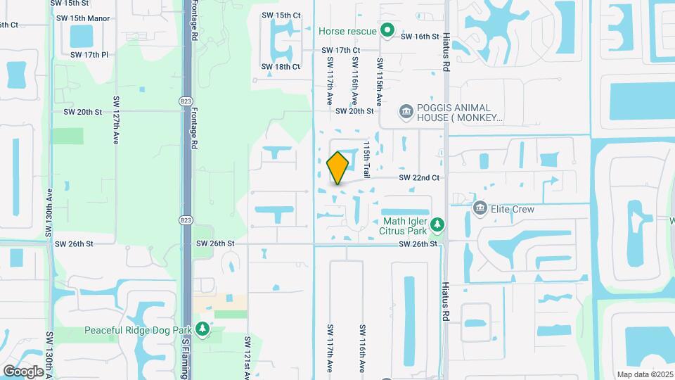 11700 SW 22nd Ct Mapa y Detalles de la Ubicación
