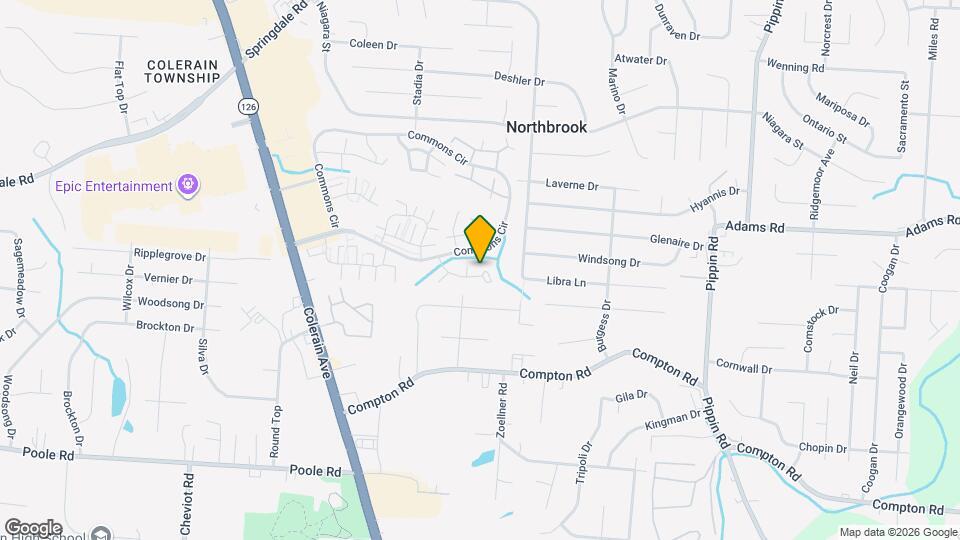 3232 Pebblebrook Ln Map and Location Details